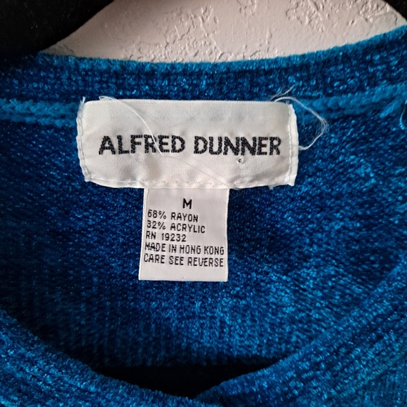 Alfred Dunner Floral Chenille Cardigan - Picture 4 of 7